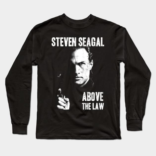 Steven Seagal Long Sleeve T-Shirt by Liberty or Death Records 